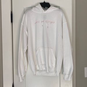 Harry Styles “We’ll be alright” White Hoodie